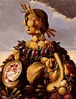 Giuseppe Magni Paintings - The Seasons Pic 4 by Giuseppe Arcimboldo